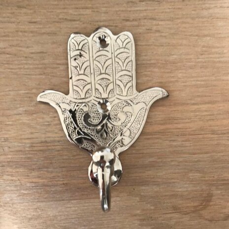 Brass goudkoperen handdoek haakje Fatima