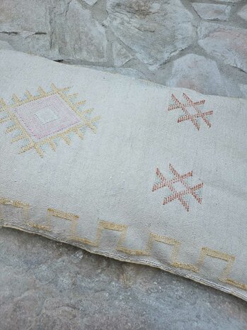Sabra silk - cactus zijde kussen 50x95cm