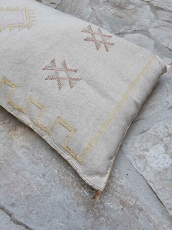 Sabra silk - cactus zijde kussen 50x95cm