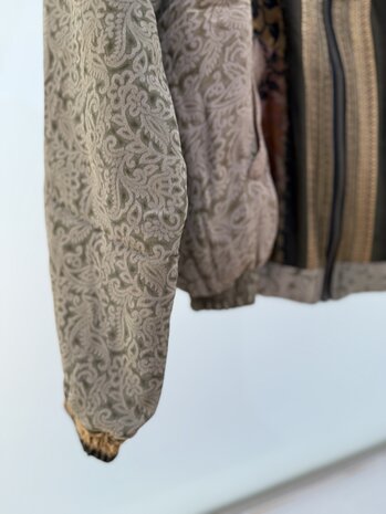Bomber jasje Indian Sari (maat 36/38)
