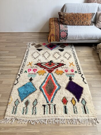 Eclcectic berber kleed 125x195cm
