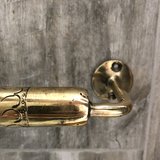 Brass handdoekhouder - Handgemaakt in Marokko - goudkleurig - 57cm_
