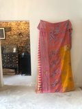 Kantha quilt uit india - 2 zijdig_