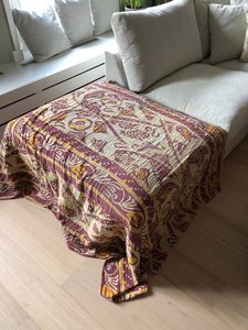 Kantha quilt uit india - 2 zijdig