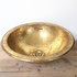 30-35 cm handmade Hammered brass / goudkleurige Marokkaanse waskom_