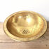 30-35 cm handmade Hammered brass / goudkleurige Marokkaanse waskom_