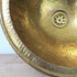 34-40cm Hammered brass / goudkleurige Marokkaanse waskom_